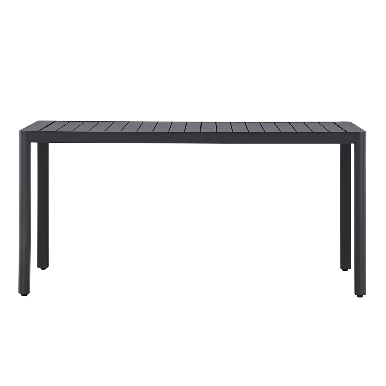 GARTENTISCH - Schwarz, Metall (150/85/72cm) - home24