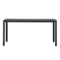 GARTENTISCH - Schwarz, Metall (150/85/72cm) - home24
