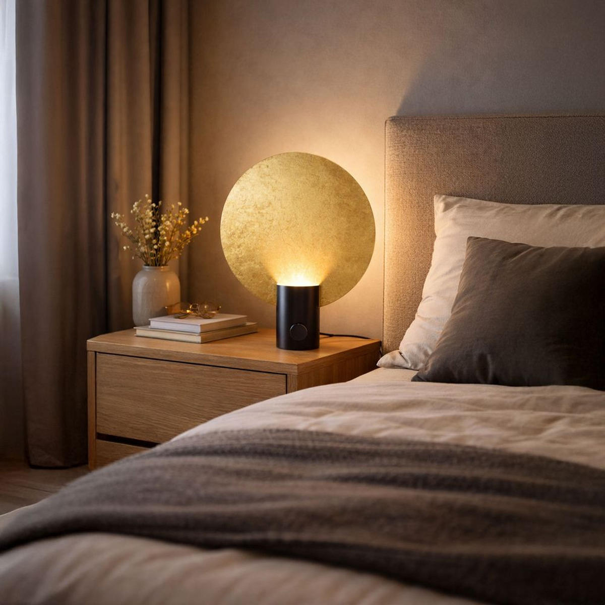 TISCHLAMPE Cloud Schwarz Ø 50cm - Schwarz, Metall (64/50/64cm) - s.luce