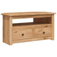 TV-ECKSCHRANK 93/49/49 Cm Massivholz Panama-Kiefer - Braun, Holz (93/49/49cm) - vidaXL