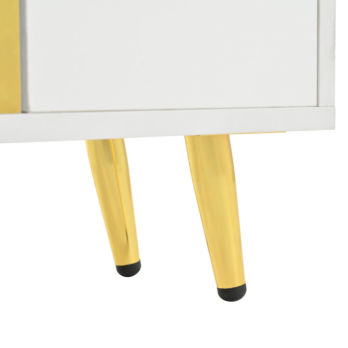 SCHUHSCHRANK aus Spanplatte 80x25x96cm in Weiß mit 16-farbigem LED-Licht - Weiß, Holzwerkstoff (80/96/25cm) - Modfu