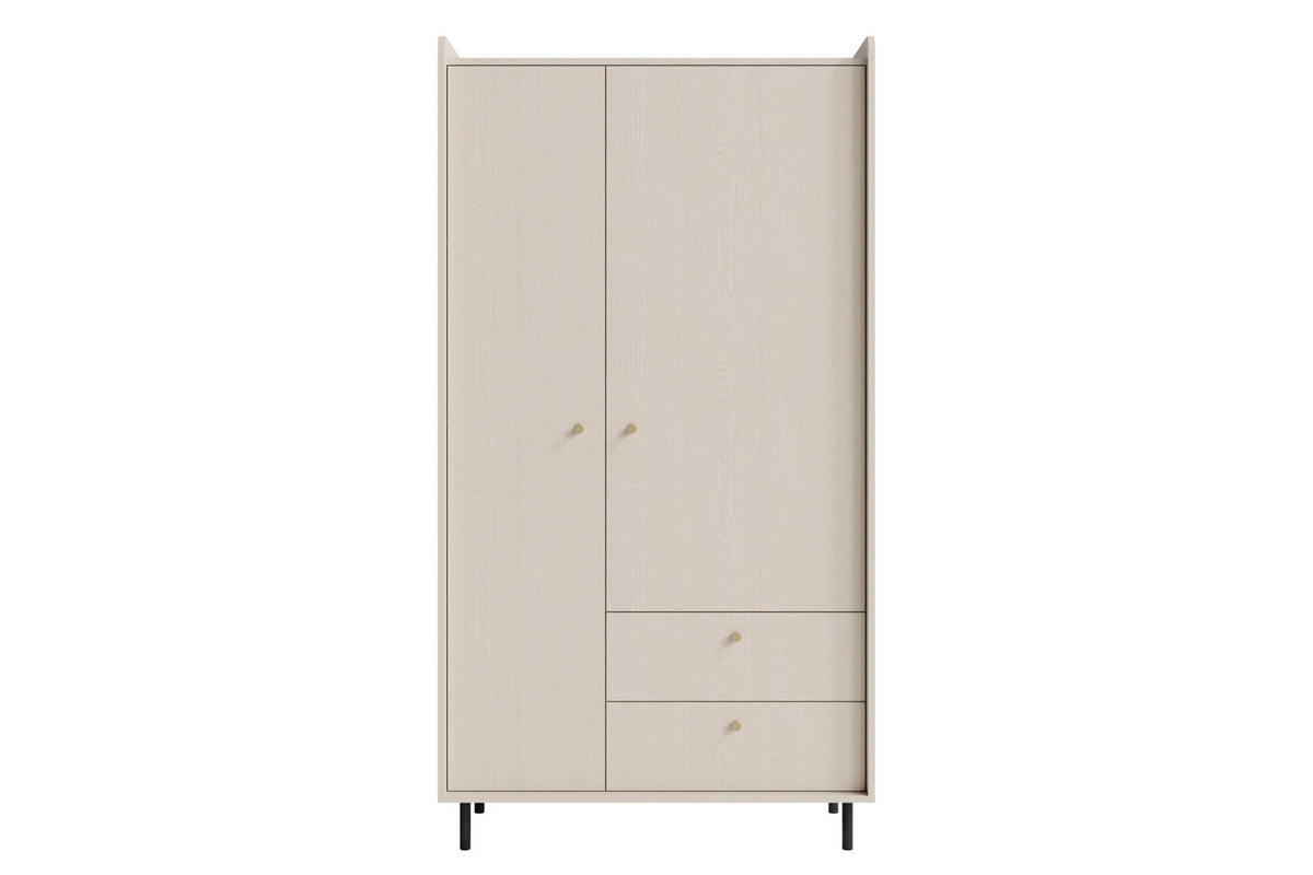 SCHLAFZIMMER Set 3-tlg. – GRANDE System – Beige - Beige, Holzwerkstoff (193.5/91/42cm) - hi-markt