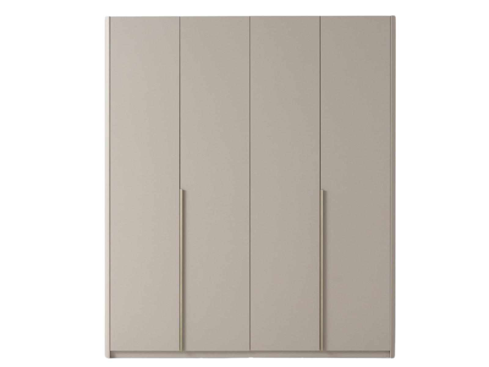 KLEIDERSCHRANK Alaska 4 trg. - Creme, Holzwerkstoff (175/215/60cm)