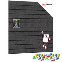 FILZ-WANDPANEELE 60x60 cm dunkelgrau - Dunkelgrau, Textil (60/60/1cm) - ALLboards