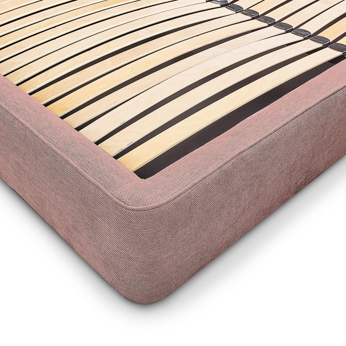 POLSTERBETT - Mauve, Textil (140/200cm) - home24