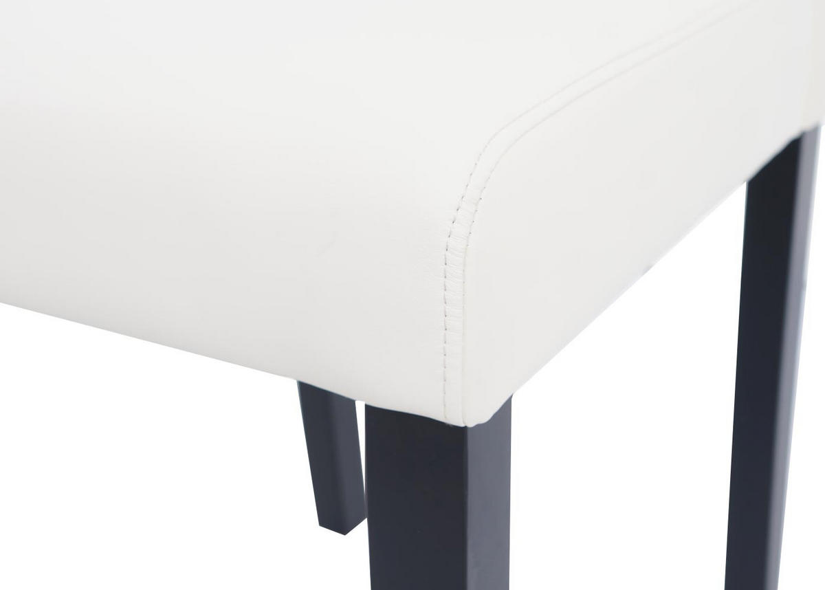 JEDILNIŠKA STOL O65D Bela - bela, tekstil (40/88/55cm) - MCW