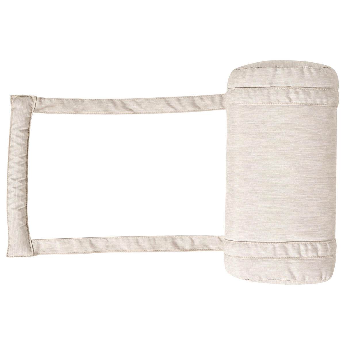 OUTDOOR-SITZKISSEN 6er-Set Hellbeige 50/45 cm Java/Amantea Premium - Beige, Textil (50/71/45cm) - Beliani