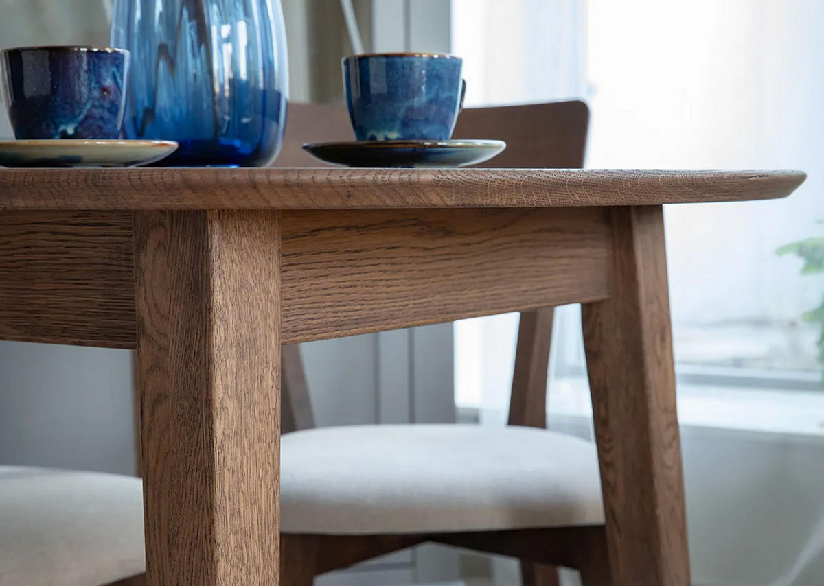 ESSTISCH Orbetello Eiche Tabak 110-210 / 110 / 74,5cm - Dunkelbraun, Holz (110/210/74.5cm) - Feldmann-Wohnen