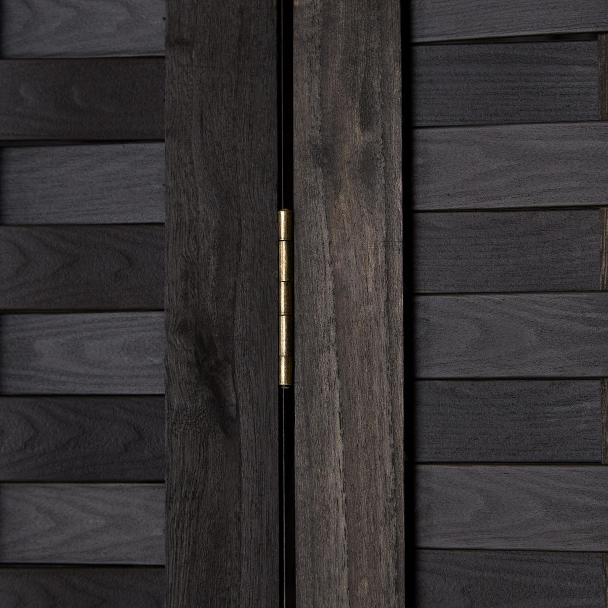 PARAVENT 120/170 cm Schwarz - Schwarz, Holz (120/170/2cm) - Homestyle4u