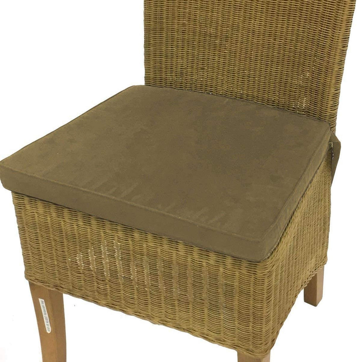 SITZKISSEN Larissa MFhb 4 Set - Hellbraun, Textil (42/46/4cm) - Sedex