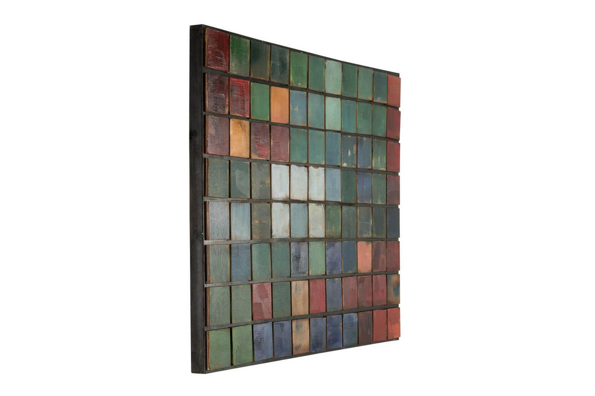 HOLZBILD Bunt 100/70 cm - Multicolor, Holz (7/70cm) - KUNSTLOFT