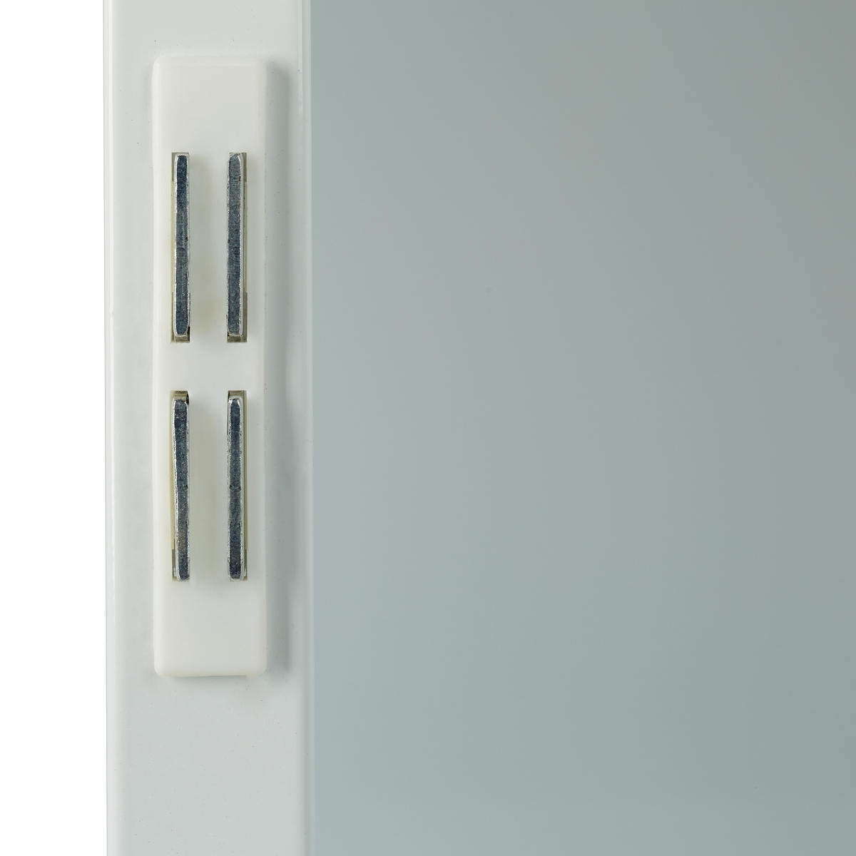 SPIEGELSCHRANK - Weiß, Glas/Metall (40.5/56/12.5cm) - Relaxdays