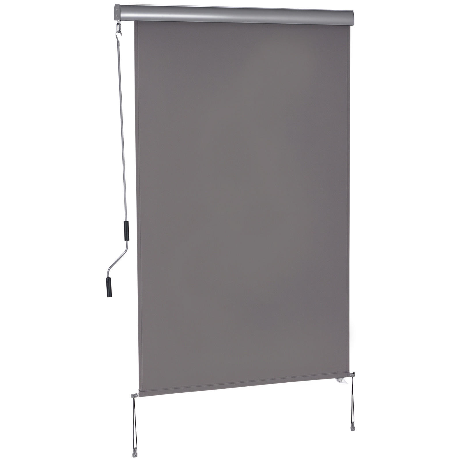SENKRECHTMARKEISE DE-10691 Grau - Grau, Metall (120/200cm) - ComfortXL