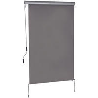 SENKRECHTMARKEISE DE-10691 Grau - Grau, Metall (120/200cm) - ComfortXL