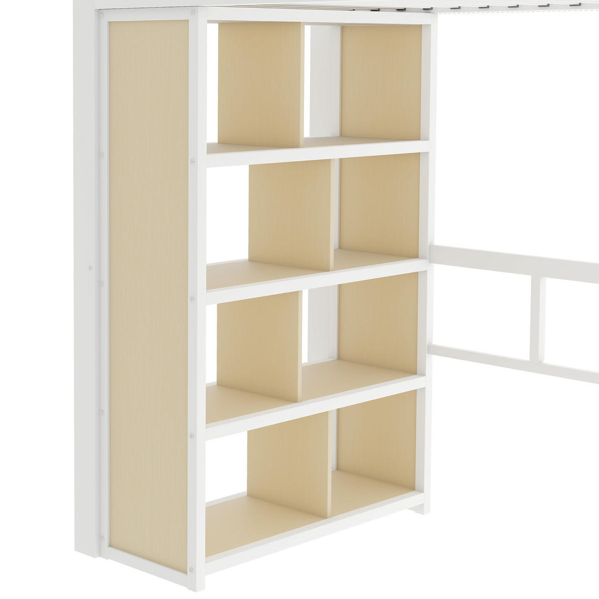 HOCHBETT Eisen 90/200 cm Weiß - Weiß, Metall - Raumix