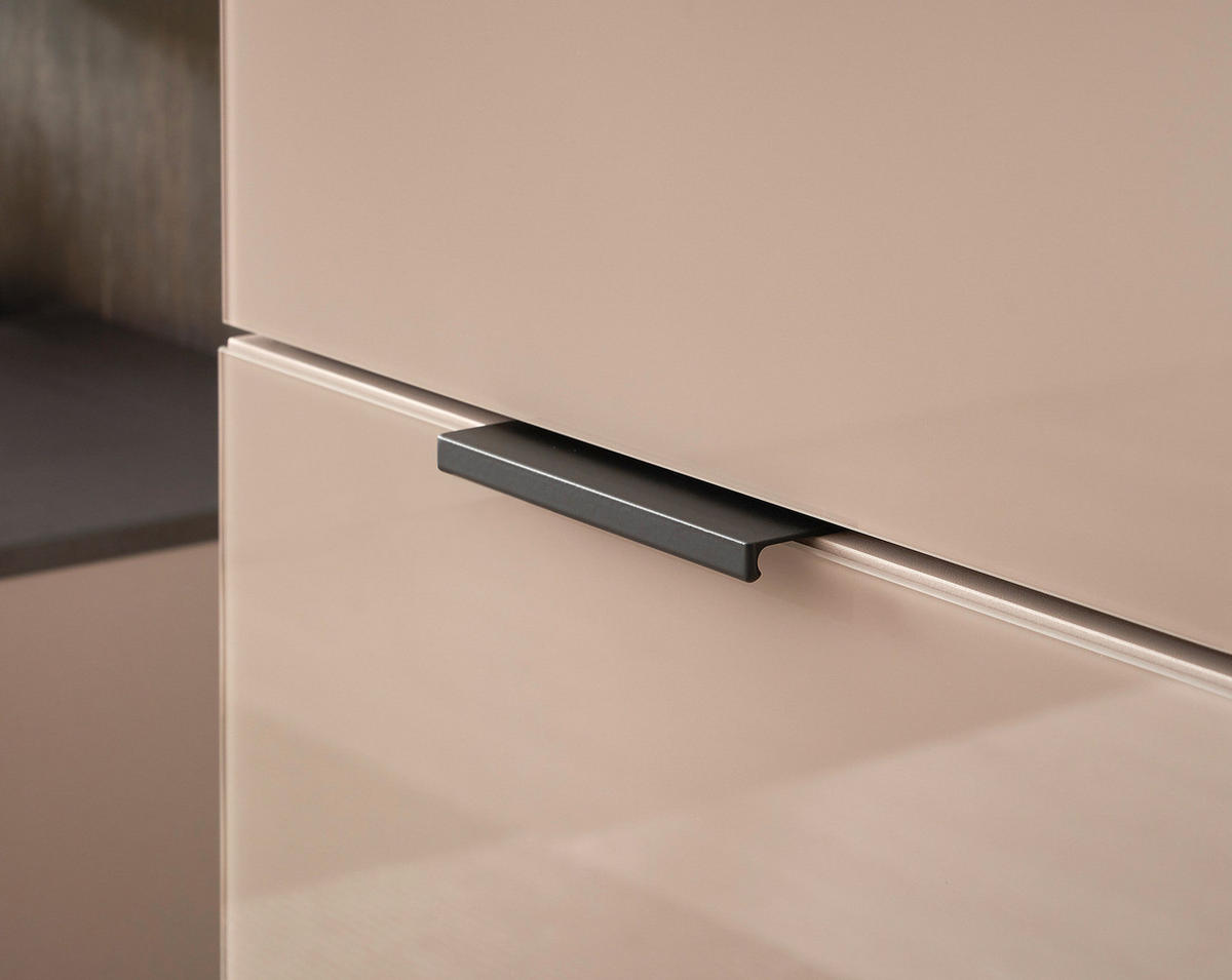 WASCHBECKENUNTERSCHRANK 2 Türen - Kaschmir - Kaschmir, Glas/Holzwerkstoff (60/60/35cm) - home24