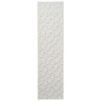 KOBEREC Krémově bílý 80/300 cm Gannett - bílá/krémová, textil (80/300cm) - Beliani