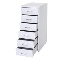 ROLLCONTAINER Weiß - Weiß, Metall (28/69/41cm) - MCW