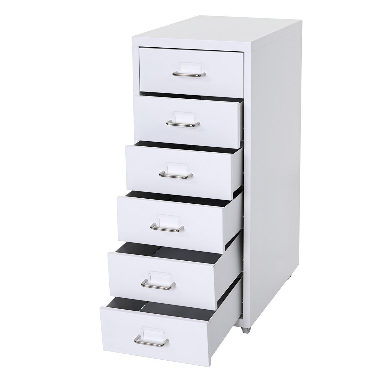 ROLLCONTAINER Weiß - Weiß, Metall (28/69/41cm) - MCW
