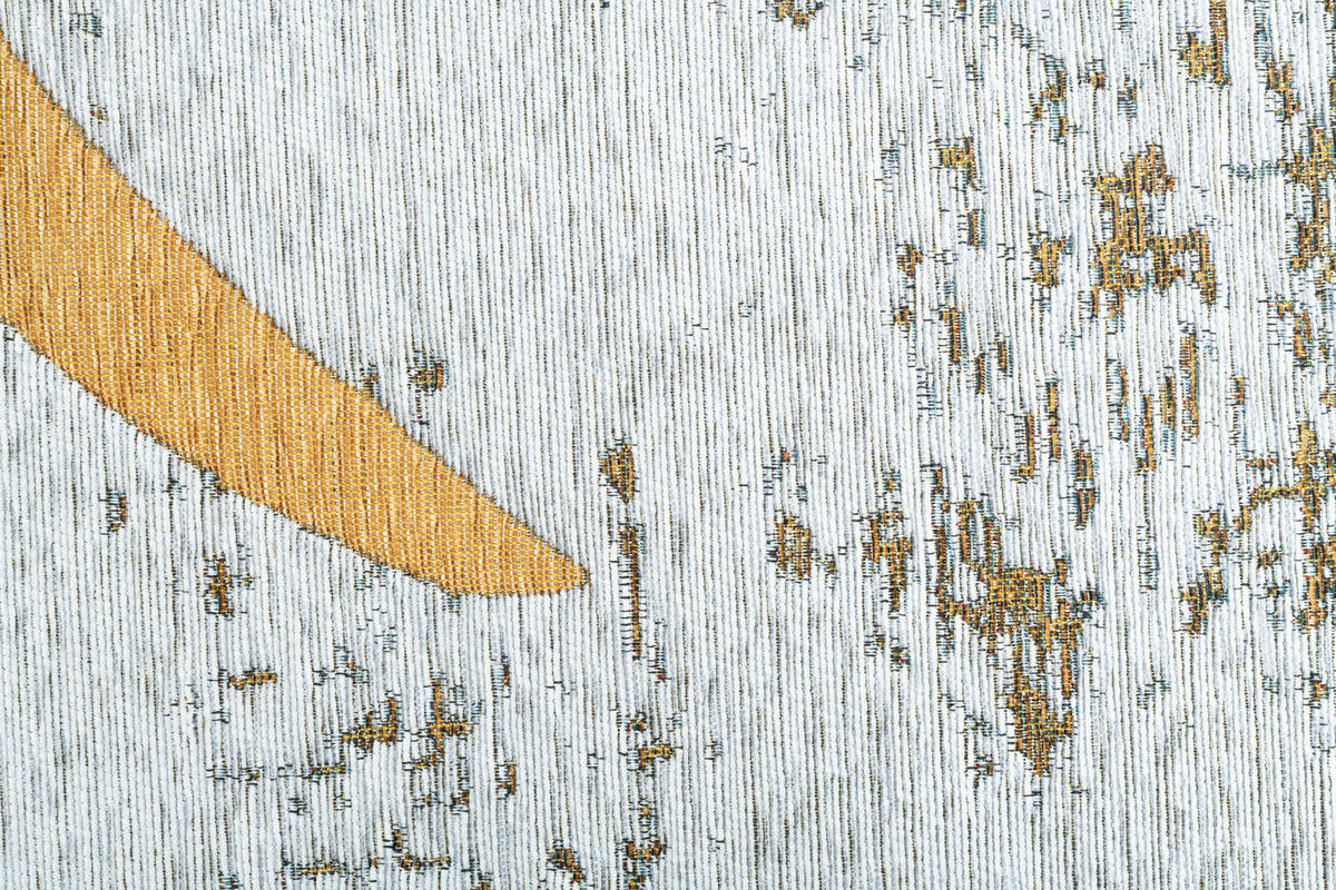 FLACHWEBTEPPICH Keitum 100x100 cm - Goldfarben, Textil (100/100cm) - Sansibar SYLT