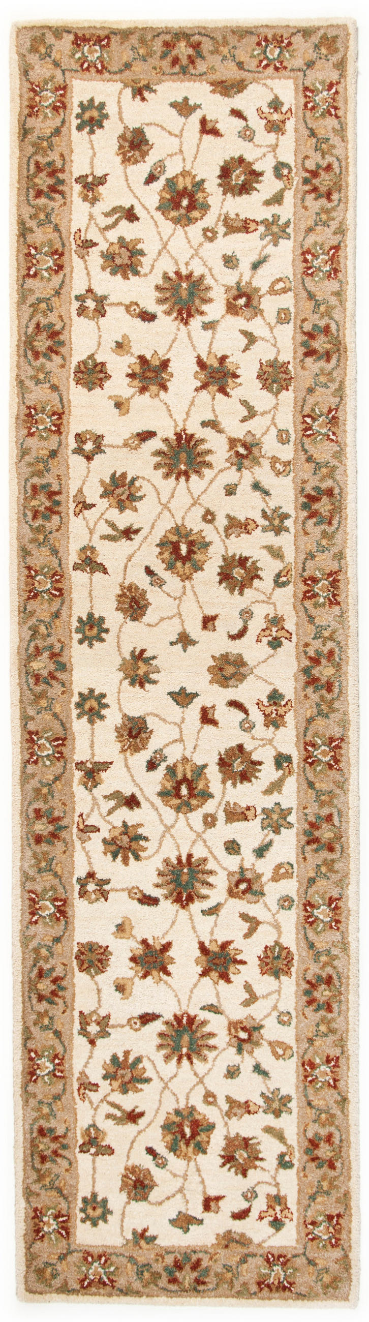 HANDTUFTTEPPICH Royal Ziegler 70x270 cm - Creme, Textil (70/270cm) - THEKO