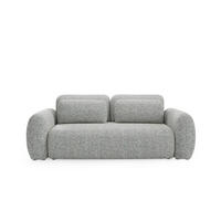 SOFA Carmela 3 Sitzplätze Grau - Grau, Holz (266/95/121cm) - Petits-meubles