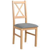 HOLZSTUHL Trunos Grau/Sonoma-Eiche - Eichefarben/Grau, Holz/Textil (43/94/40cm) - Selsey