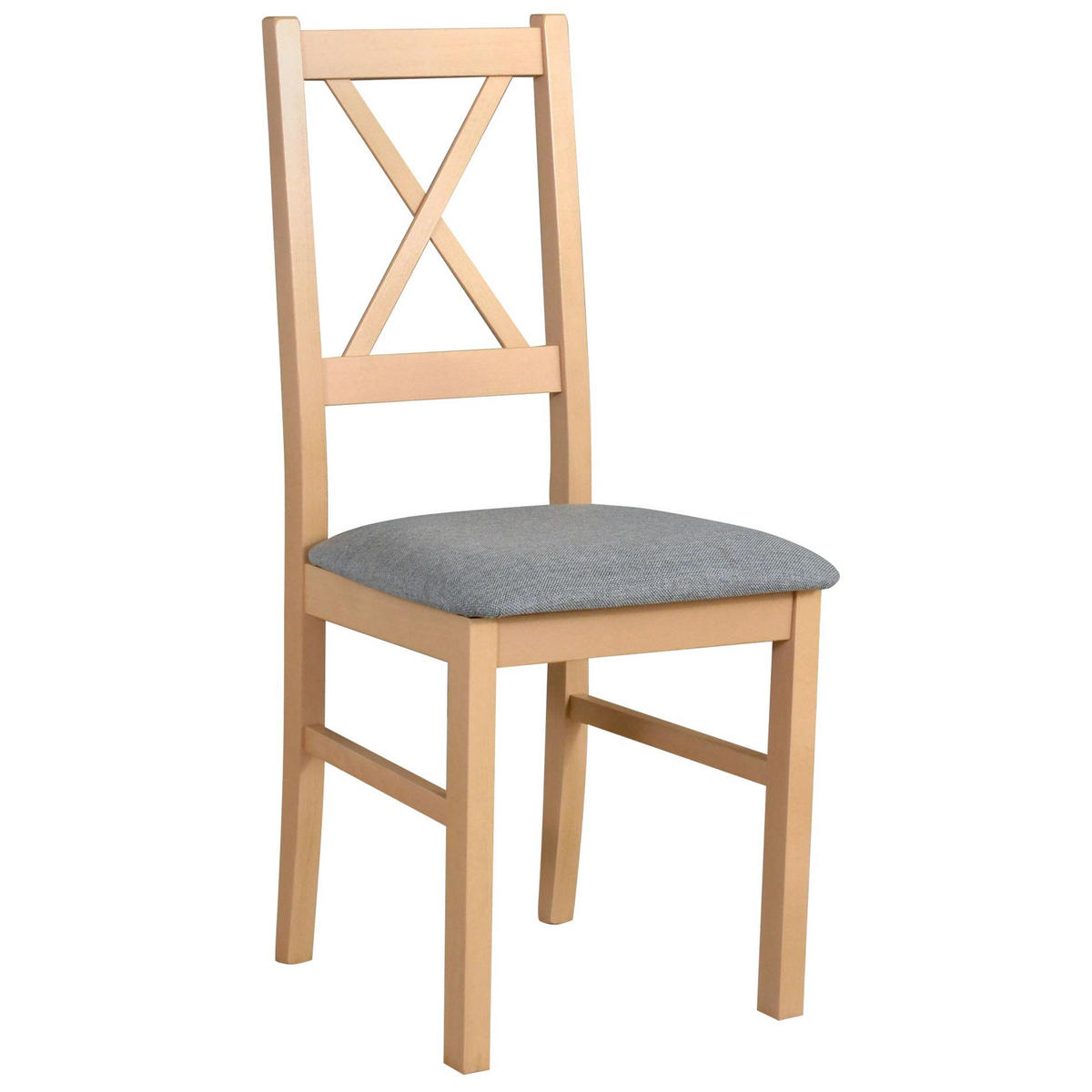 HOLZSTUHL Trunos Grau/Sonoma-Eiche - Eichefarben/Grau, Holz/Textil (43/94/40cm) - Selsey