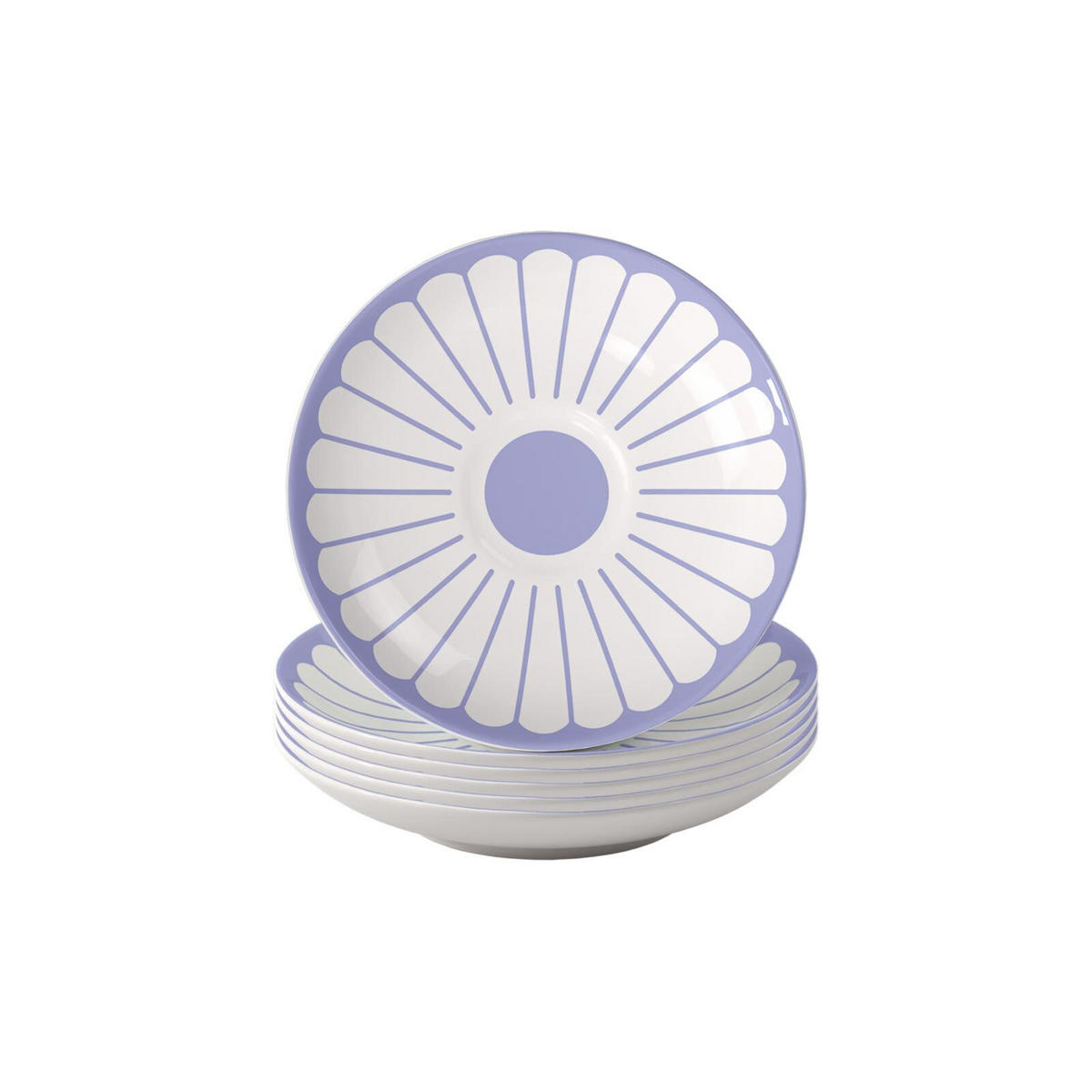 ESPRESSOUNTERTASSEN Fleur Couleur Bleu ø 11,7 cm 6er Set - Blau, Keramik (11.7cm) - Villeroy & Boch