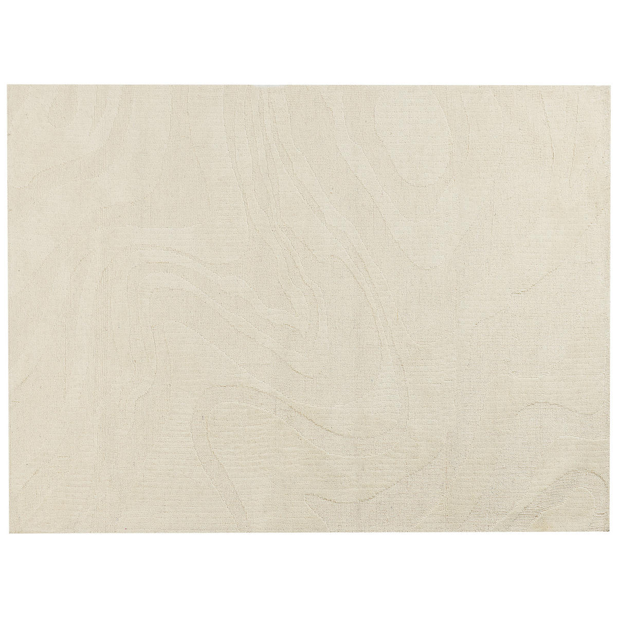TEPPICH Beige 300/400 cm Wolle Sasnak - Beige, Textil (300/400cm) - Beliani
