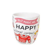 MINI-BECHER Art Happy in Bunt - 200 ml - Multicolor, Keramik (0.2L) - Blond Amsterdam