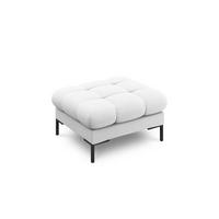 POUF Mamaia aus strukturiertem Stoff hellgrau - Hellgrau, Textil (60/41/60cm) - Micadoni