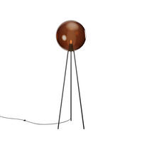 STEHLAMPE Orb Tripod Braun Ø 50cm - Braun, Glas (50/50/160cm) - s.luce