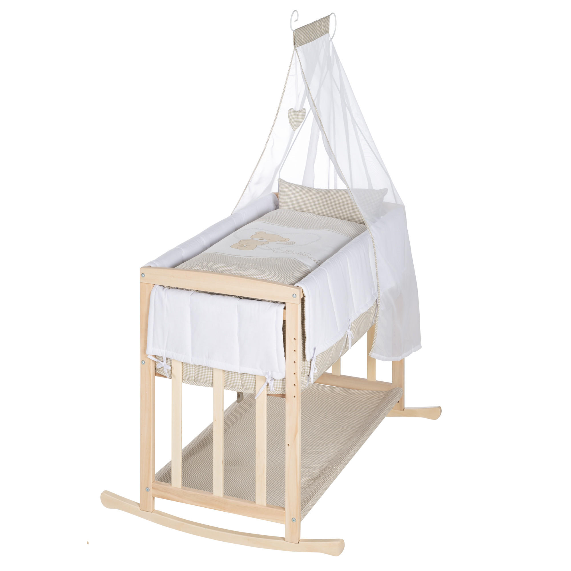 BEISTELLBETT Liebhabär 4in1 Set 90 x 45 cm - Naturfarben, Holzwerkstoff (45/90cm) - Roba