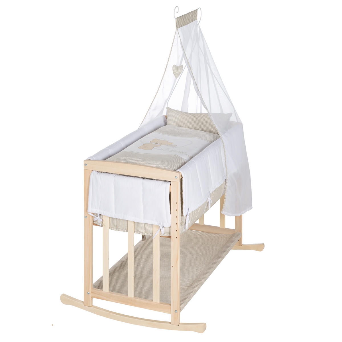 BEISTELLBETT Liebhabär 4in1 Set 90 x 45 cm - Naturfarben, Holzwerkstoff (45/90cm) - Roba