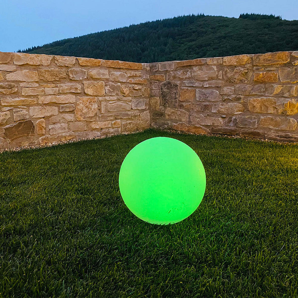 SOLAR-KUGEL 2er-set leuchtende SOLSTY weiß - Weiß, Kunststoff (30/30/30cm) - Lumisky