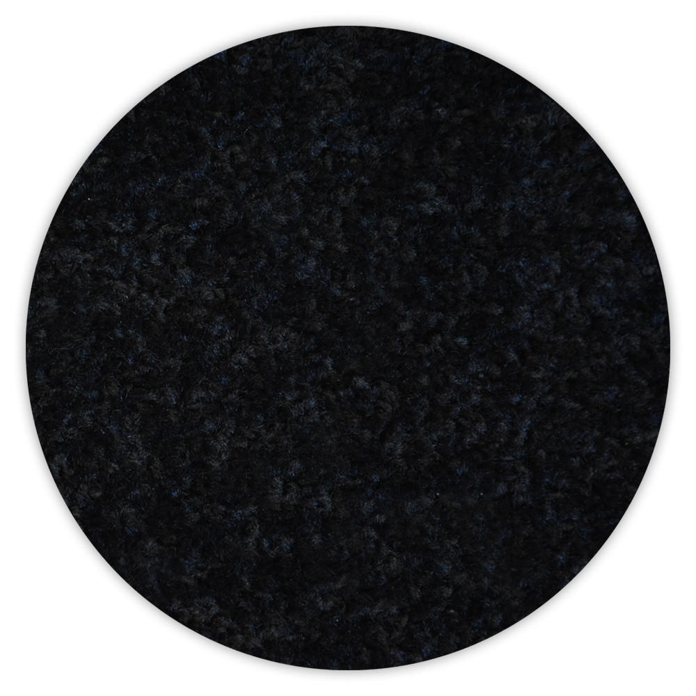 rugsX Teppich Schwarz 170x170 cm