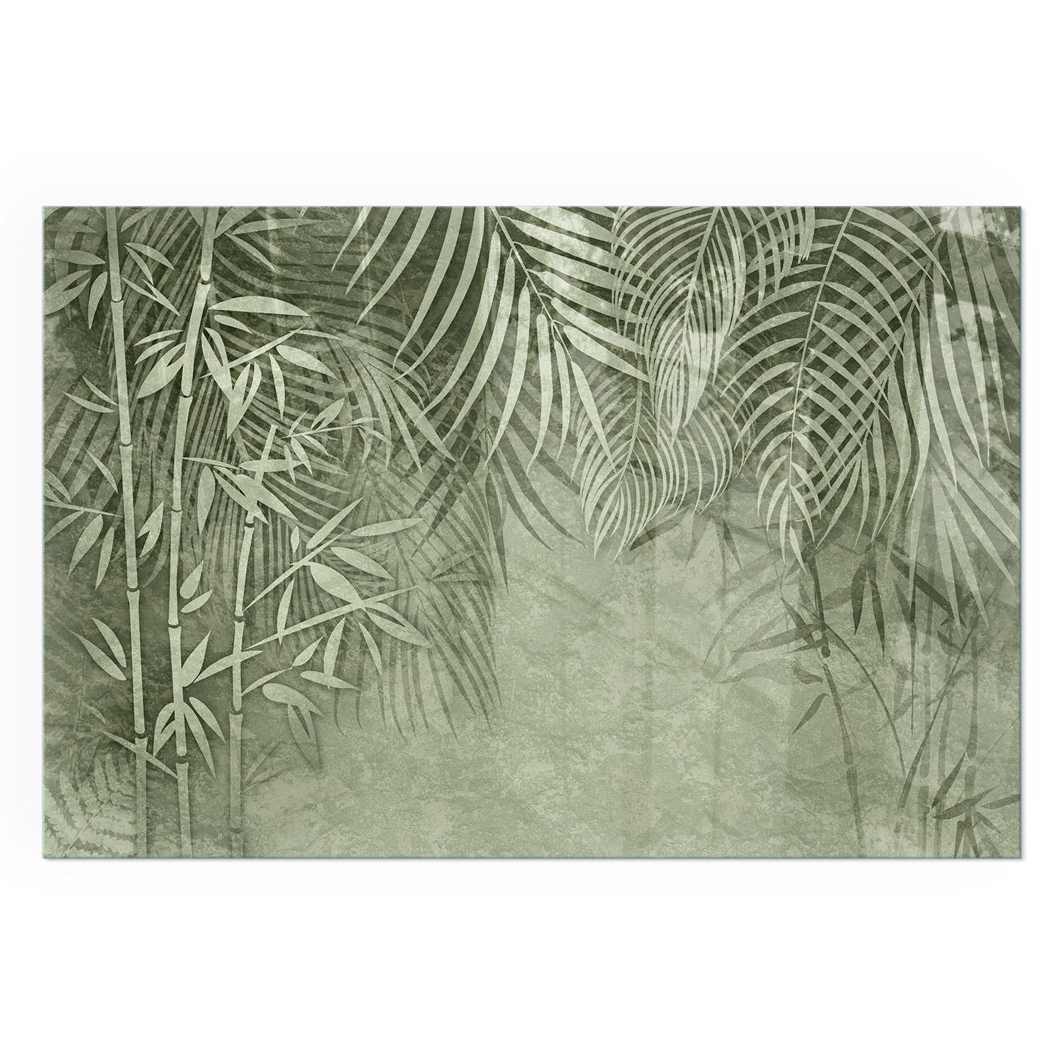 GLASPLATTE für Kamin 120x80 cm - Grün, Glas (120/80/0.4cm) - TULUP