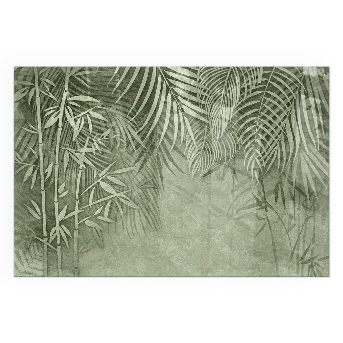 GLASPLATTE für Kamin 120x80 cm - Grün, Glas (120/80/0.4cm) - TULUP