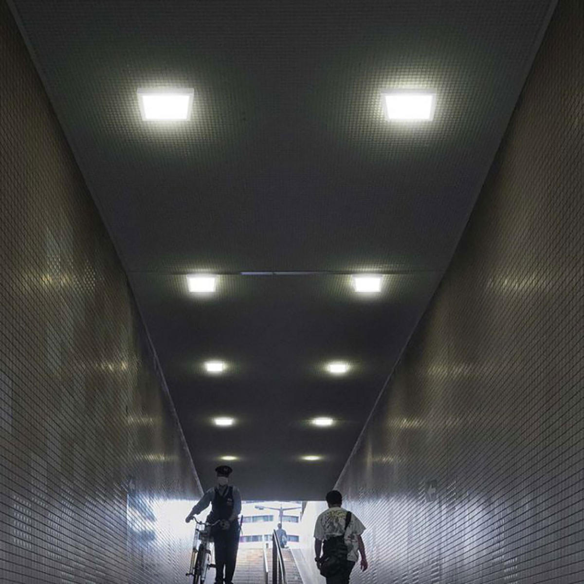 LED DECKENLEUCHTE Kunststoff Weiß - Weiß, Kunststoff (21.4/21.4/3.1cm)