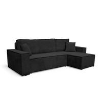 ECKSOFA TAVO L mit Stauraum, Graphitfarben - Graphitfarben, Textil (244/145cm) - KS Home Concept