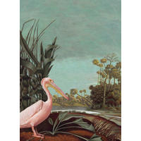 FOTOTAPETE tropische Landschaft 200 x 279 cm - Grün, Papier (200/279cm) - ESTAhome