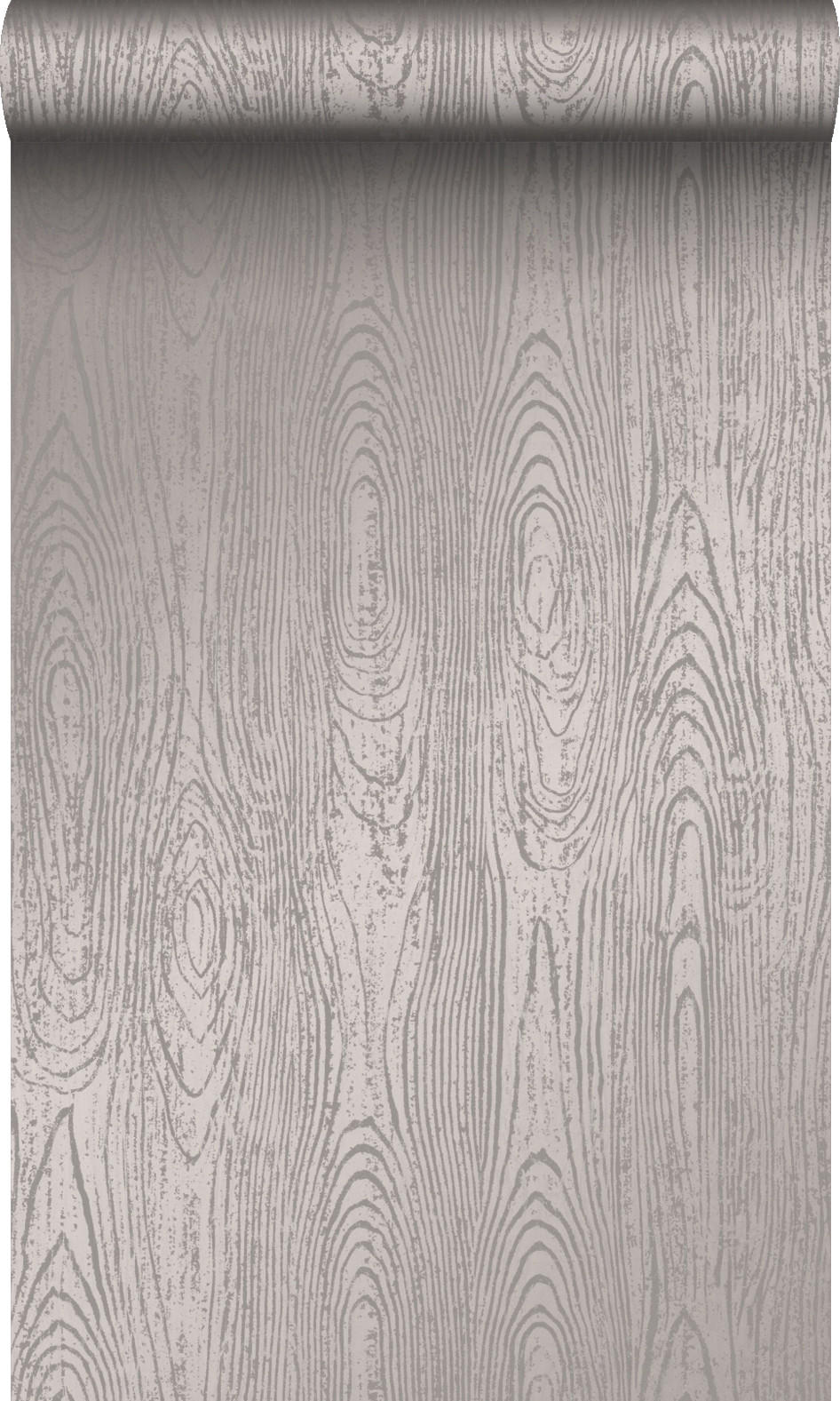 TAPETE Holz-Optik 53 cm x 10.05 m - Grau, Papier (53/1000cm) - Origin Wallcoverings