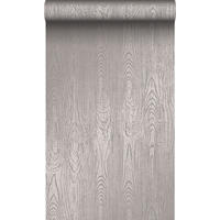 TAPETE Holz-Optik 53 cm x 10.05 m - Grau, Papier (53/1000cm) - Origin Wallcoverings