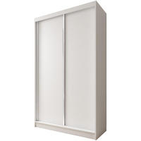 SCHWEBETÜRENSCHRANK Mario 120/216/61 weiß - Weiß, Holzwerkstoff (120/216/61cm) - Beautysofa