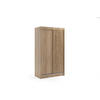 KLEIDERSCHRANK VILAN mit Lamel - 120 cm - Sonoma Eiche|Eichefarben - Eichefarben/Sonoma Eiche, Holzwerkstoff (120/215/61cm) - ALTDECOR