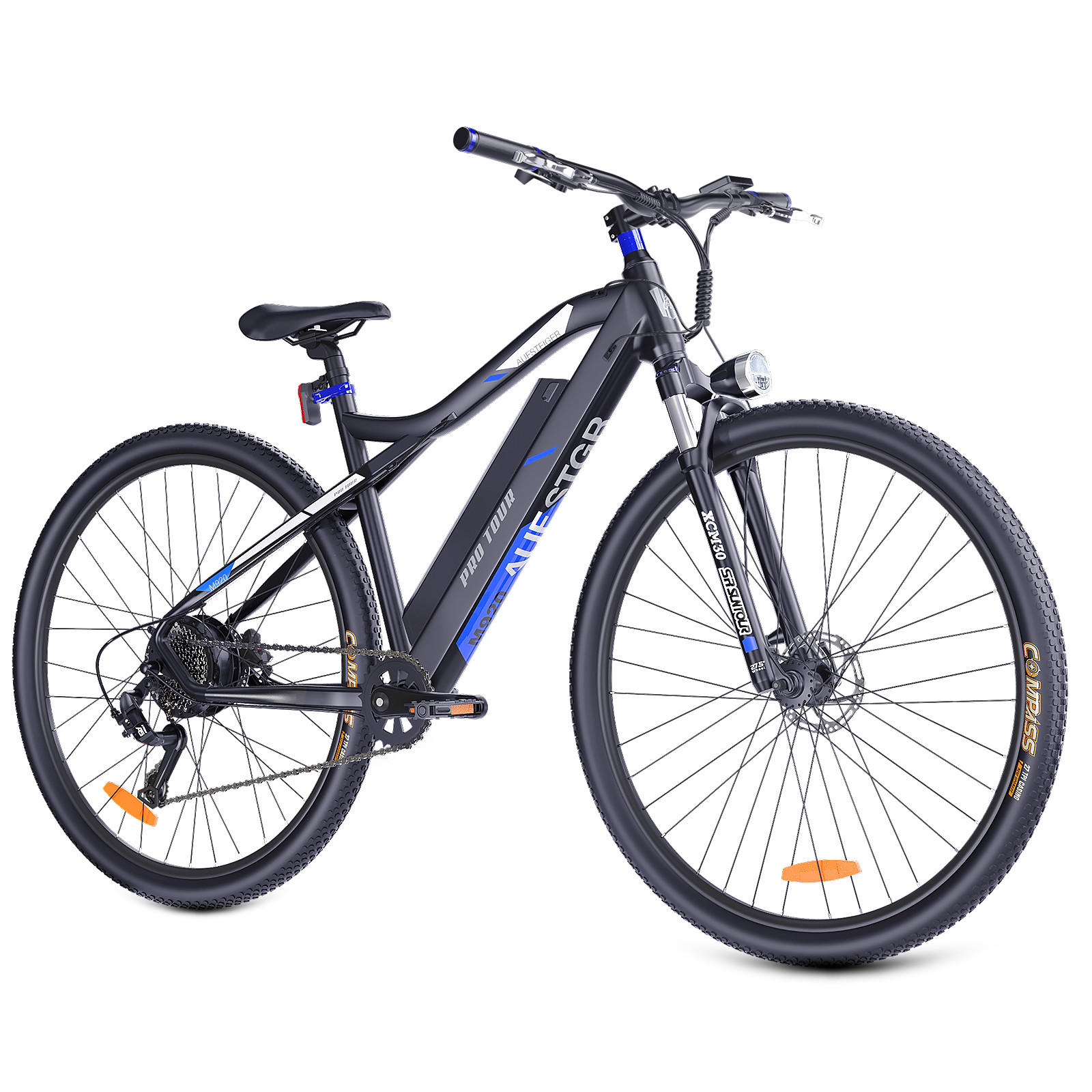 ELEKOFAHRRAD M920 27.5 in - Blau, Metall (69.85cm) - ZMH