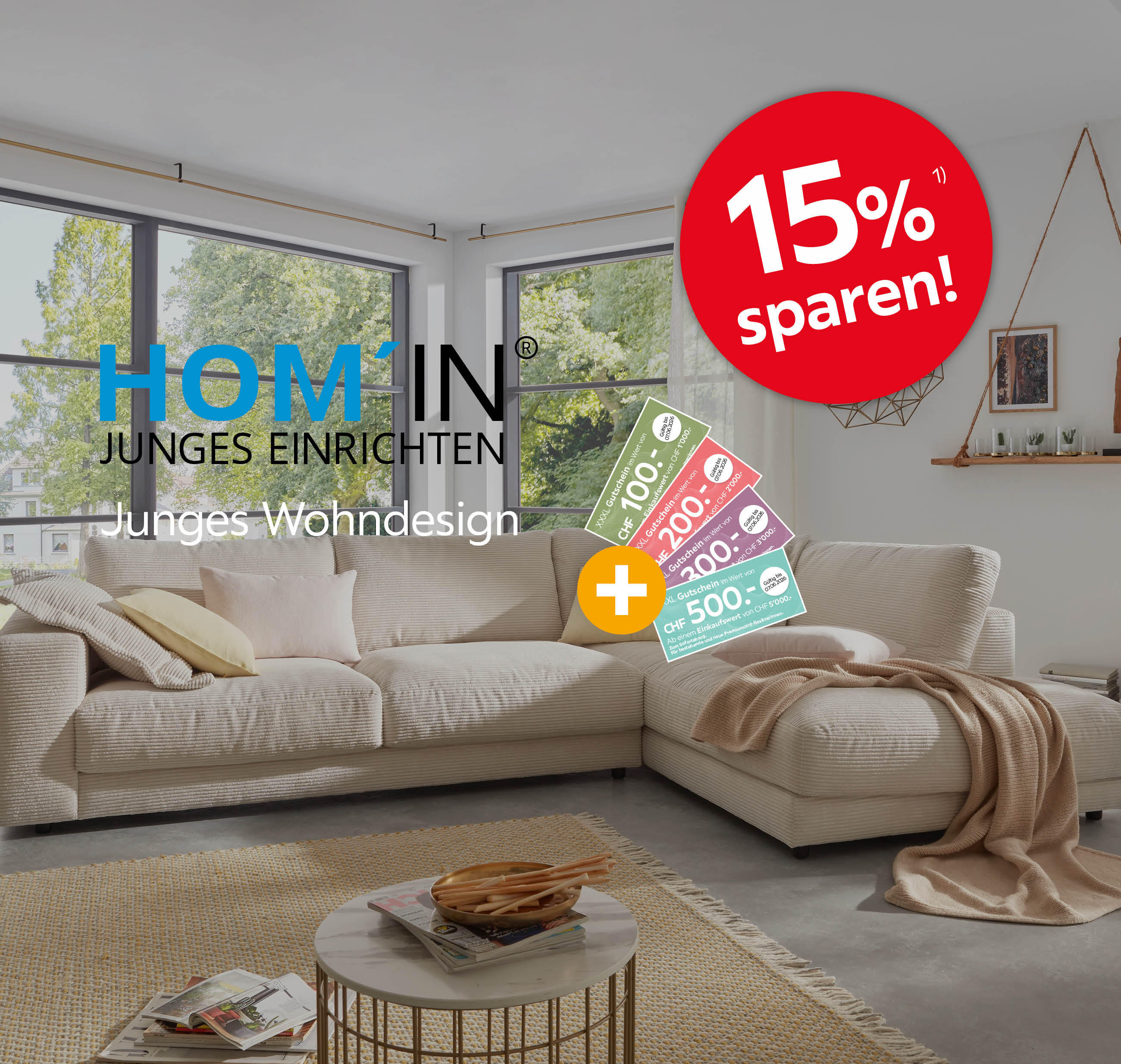 15% auf Hom'in