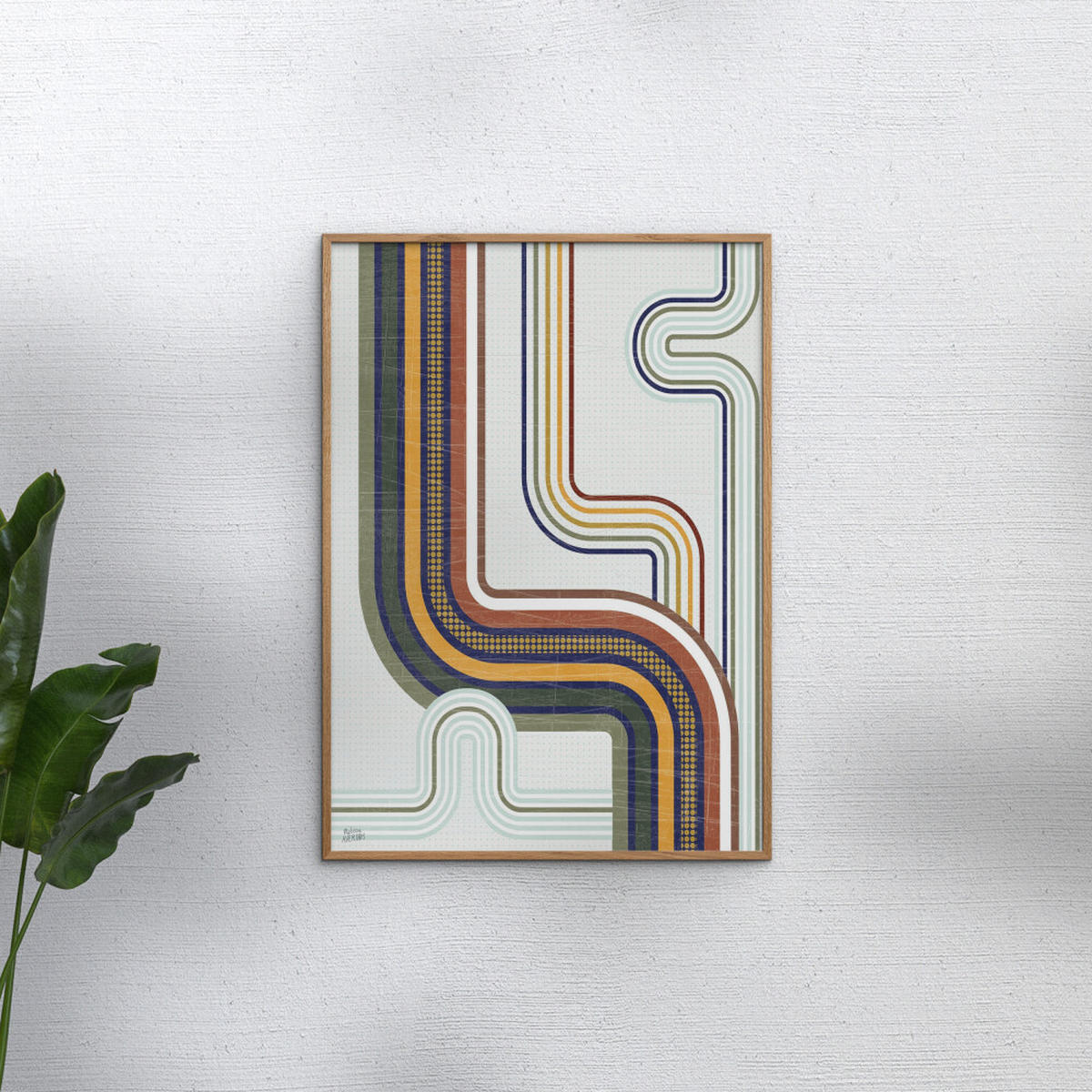 POSTER Wild Apple - Retro Subway II - Multicolor, Papier (70/100/0.1cm) - Poster&Frame