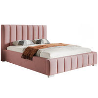BETT Rosa BEN 10 Mit Bettkasten 180x200 cm - Rosa, Textil (180/200cm) - Sepro Meble